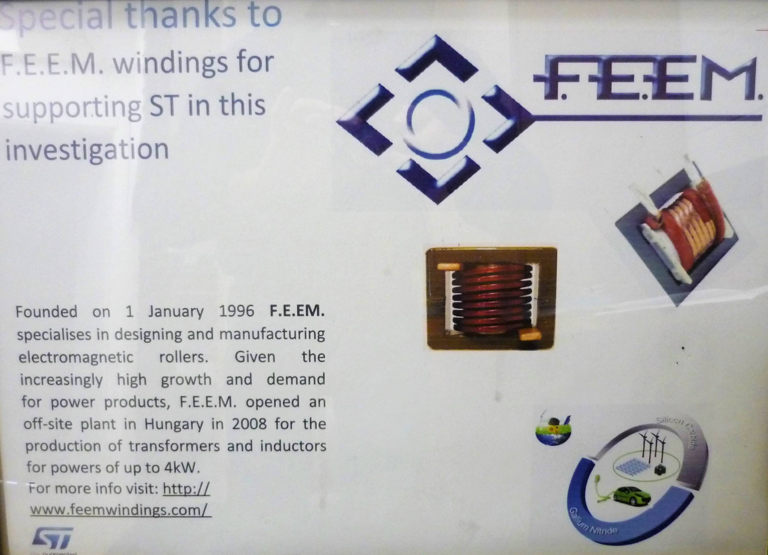st microelectronics and feem collaborazione collaboration